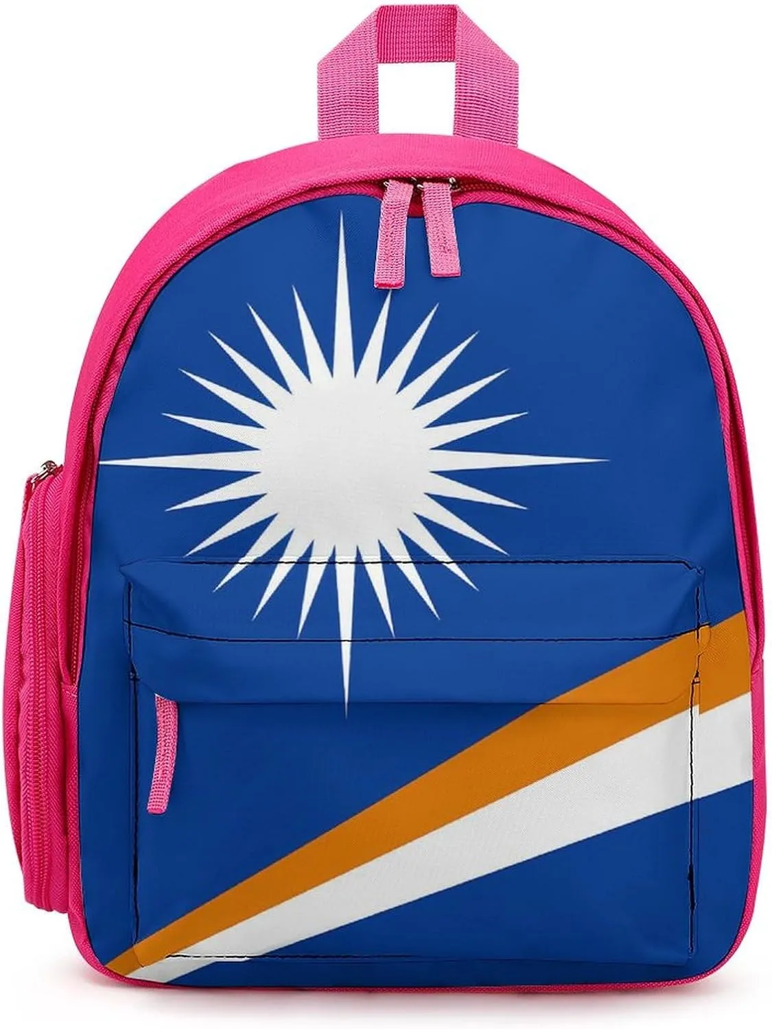 Marshall Islands Flag Mini Backpack for Women Small Double Shoulder Cute Daypack Purse Lightweight Bag