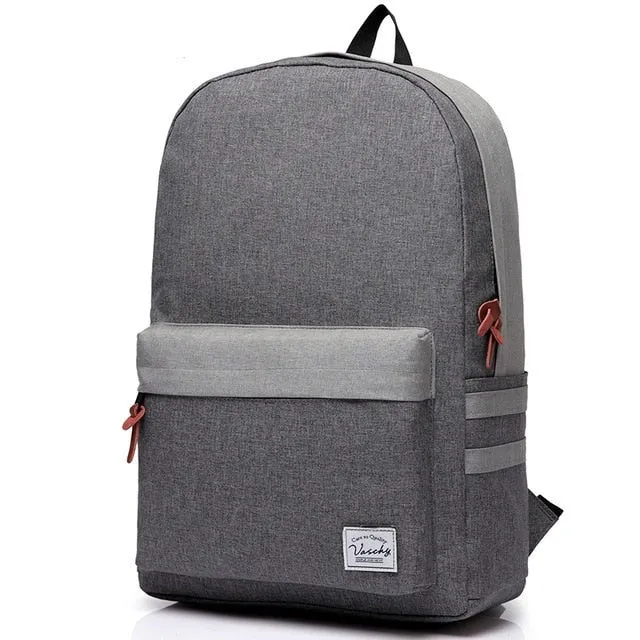 Men Backpack Gray Casual Rucksacks 15inch Laptop Backpacks College Student School Backpack Women Mochila bookbag