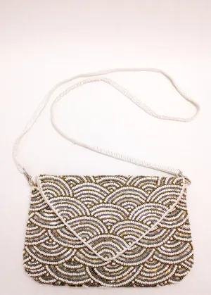 Mermaid Beaded Crossbody/Clutch