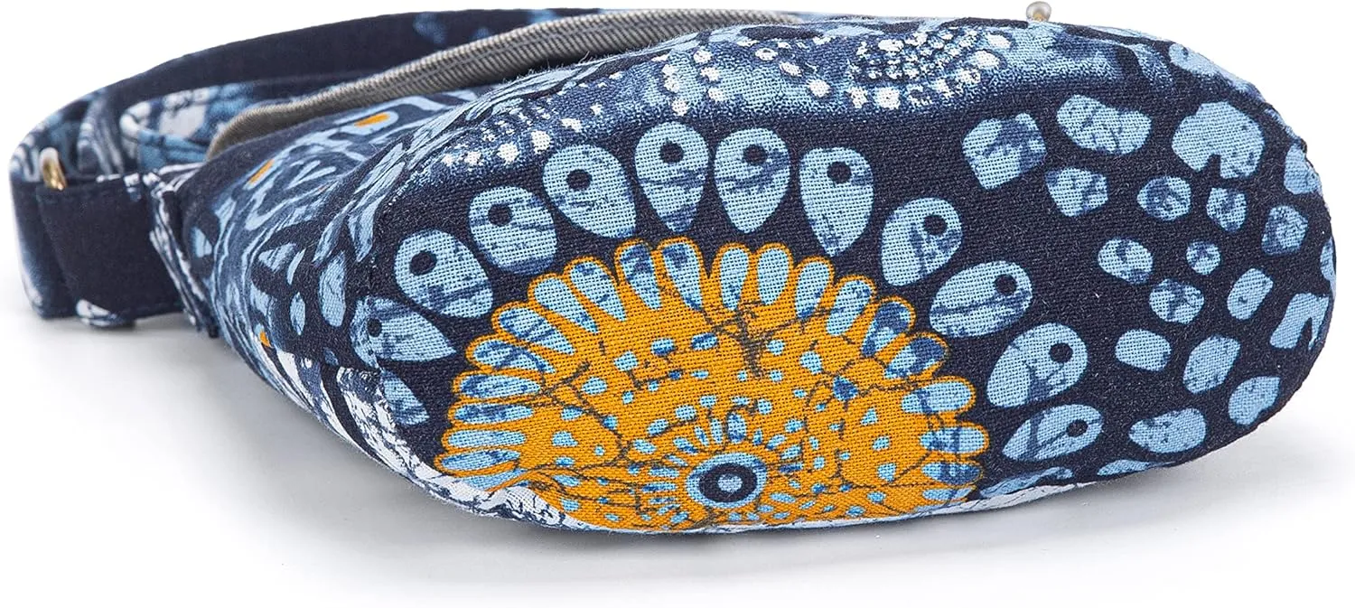 OPQRSTU Women's Retro Small Size Canvas Shoulder Bag Hippie Boho Crossbody Handbag