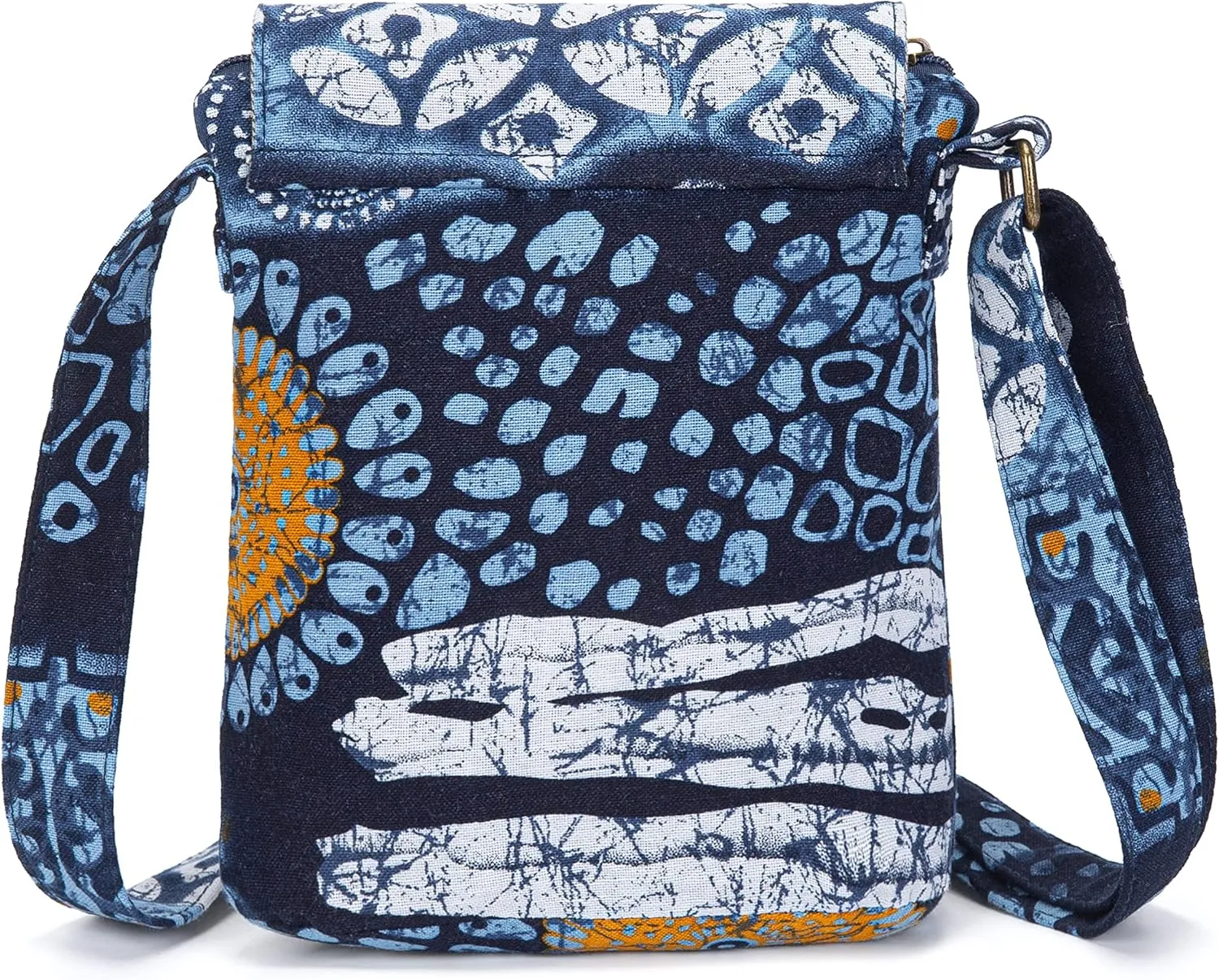 OPQRSTU Women's Retro Small Size Canvas Shoulder Bag Hippie Boho Crossbody Handbag