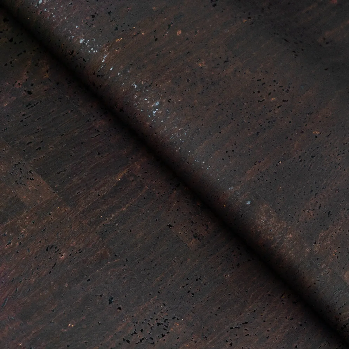 Premium Solid Brown Cork Fabric 0.66mm Thick COF-12-A
