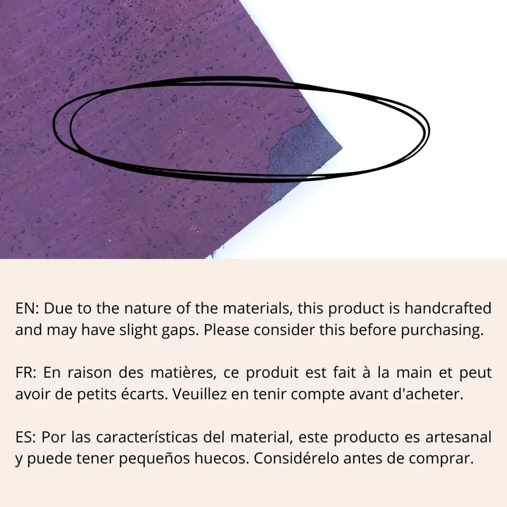 Purple Cork Fabric  COF-599