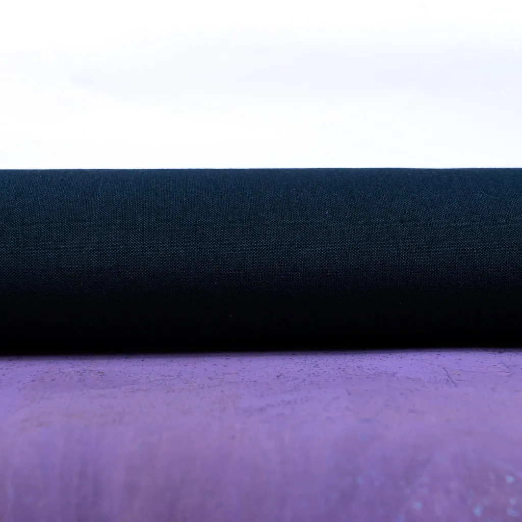 Purple Solid Cork Fabric with Black Backing, 0.9mm Thickness COF-524-A