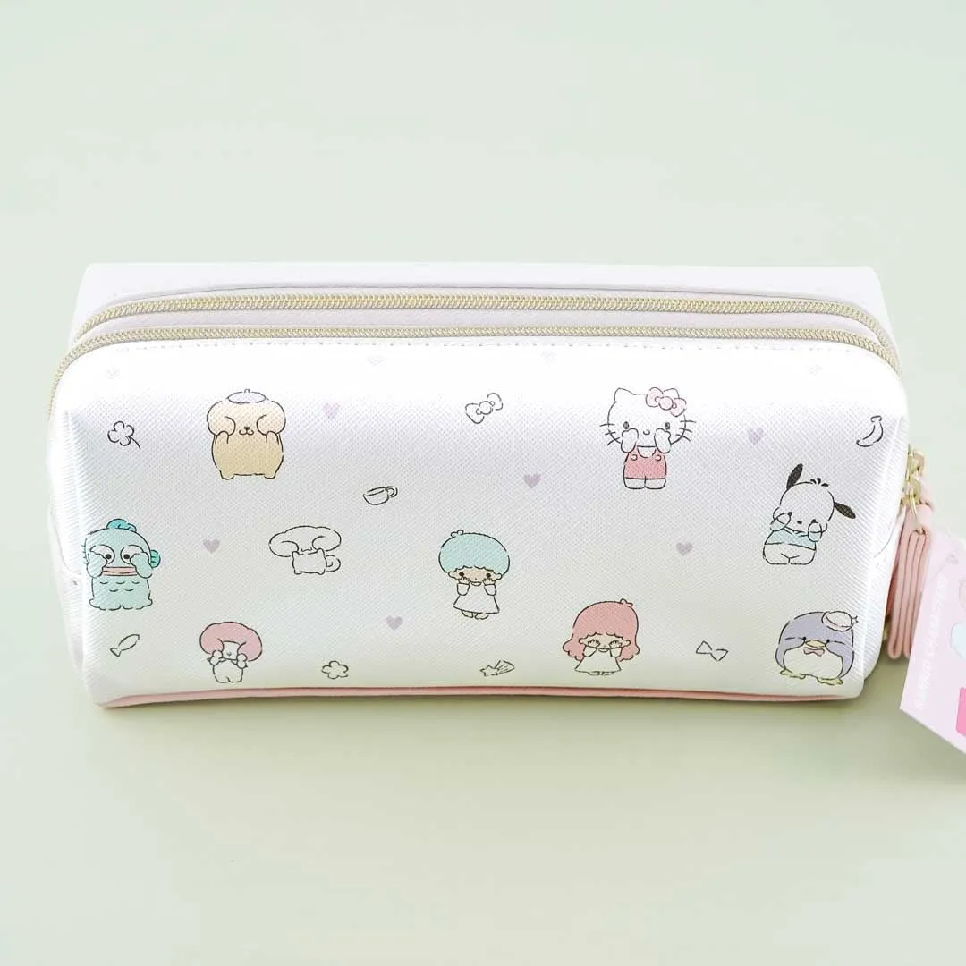 Sanrio Characters Peekabo Twin Zipper Pen Pouch