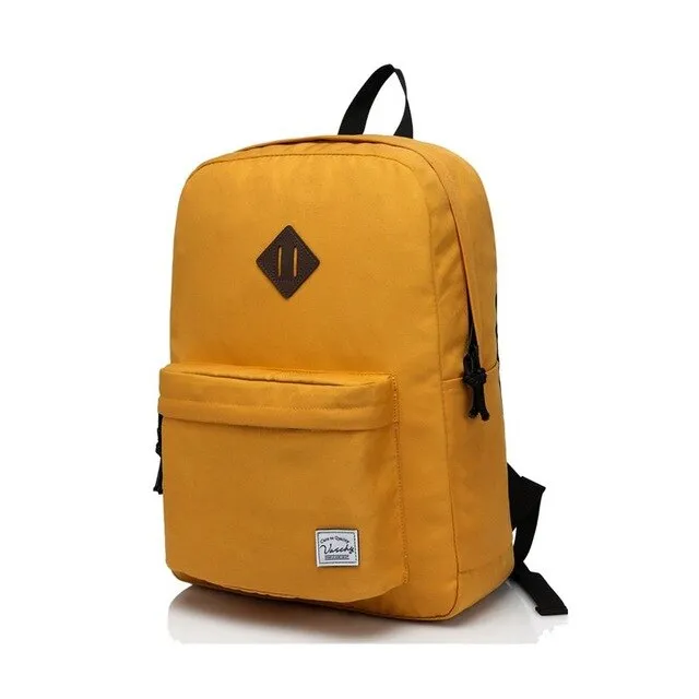 School Backpack for Teenagers Travel School Bags Bookbag Fashion Classic University Student Backpacks Mochilas Yellow