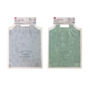 Shopping Bag - Dusty Flower - 5pcs - 1.14ft X 9.84in X 3.14in - 35cm X 25cm X 8cm