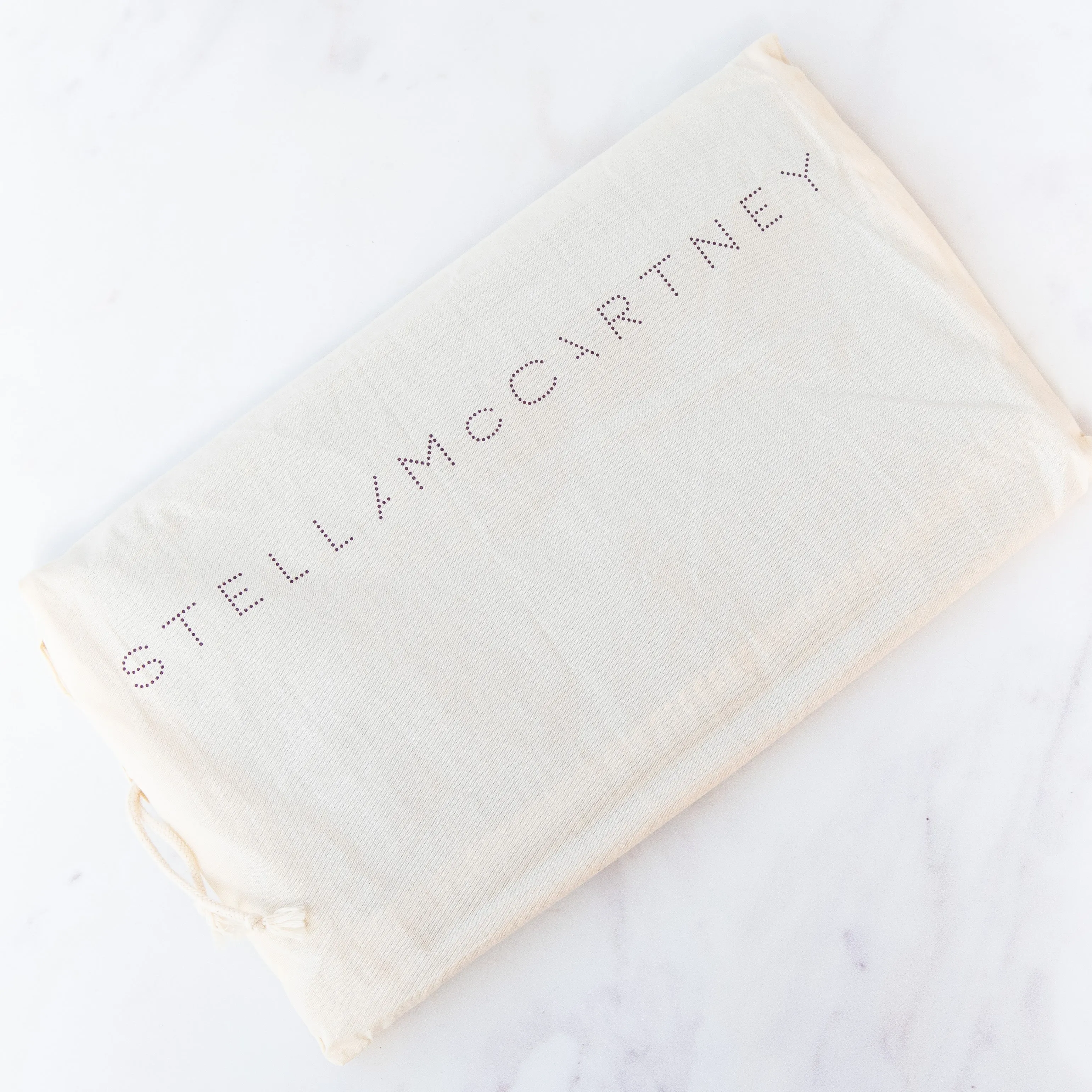 Stella McCartney Black Faux Leather Falabella Chain Clutch Bag