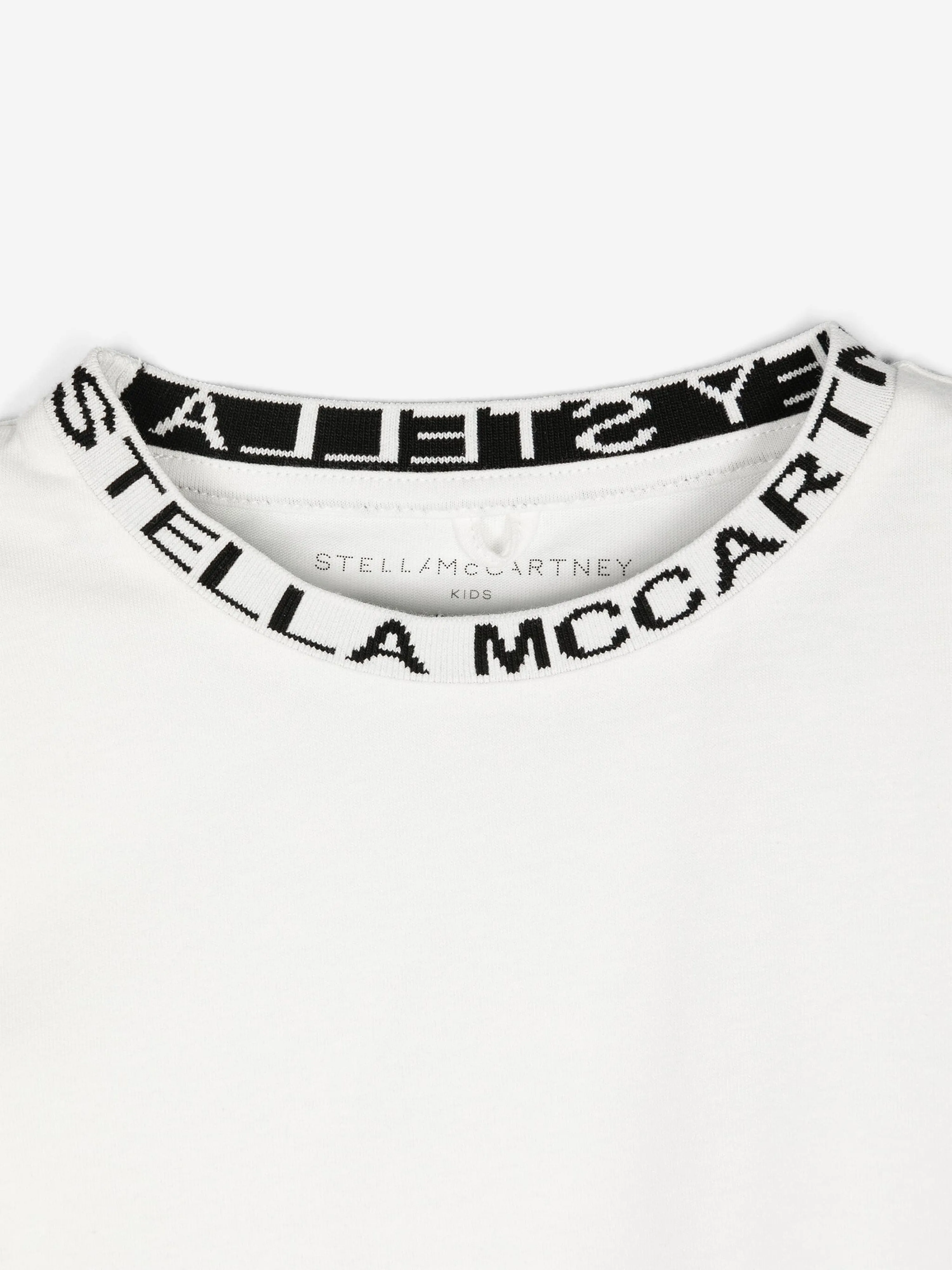Stella McCartney Boys Logo T-Shirt in Ivory