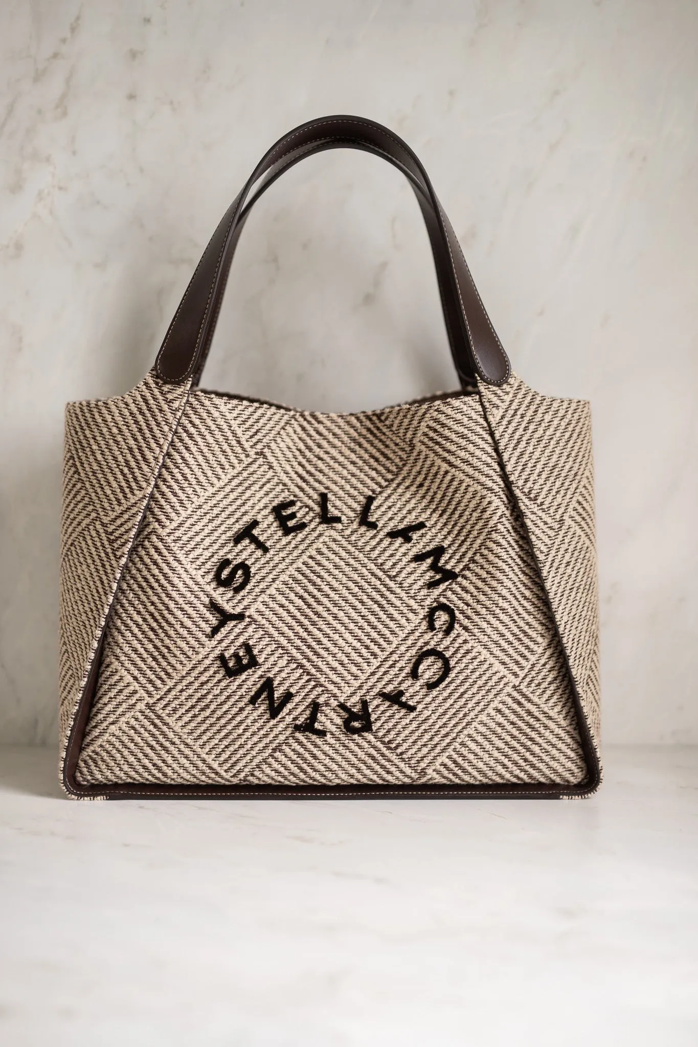 STELLA MCCARTNEY TOTE EMBROIDERED JACQUARD
