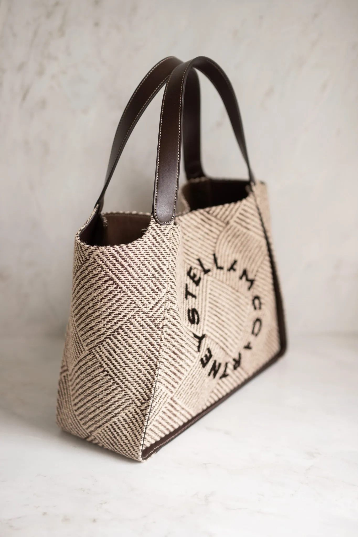 STELLA MCCARTNEY TOTE EMBROIDERED JACQUARD
