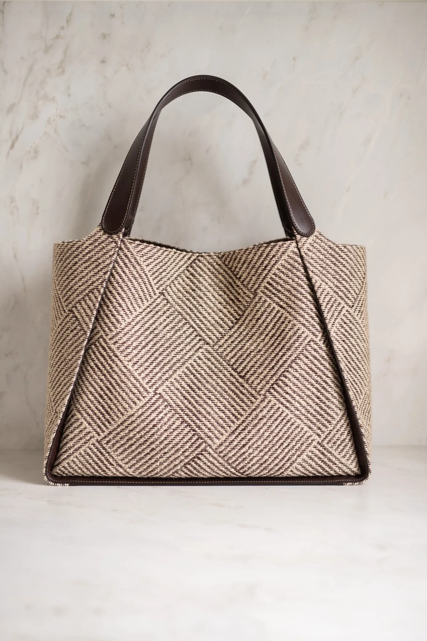 STELLA MCCARTNEY TOTE EMBROIDERED JACQUARD