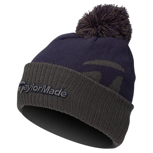 TaylorMade Bobble Beanie Hat 2024 - Navy