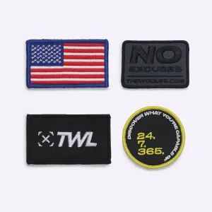 The WOD Life EVERYDAY VELCRO PATCHES - US Flag Pack