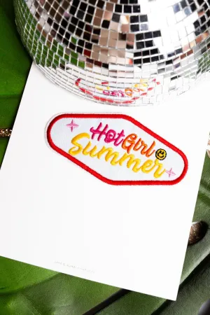 Viola Hot Girl Summer Embroidered Patch