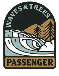 Waves & Trees Patch - Mustard Yellow