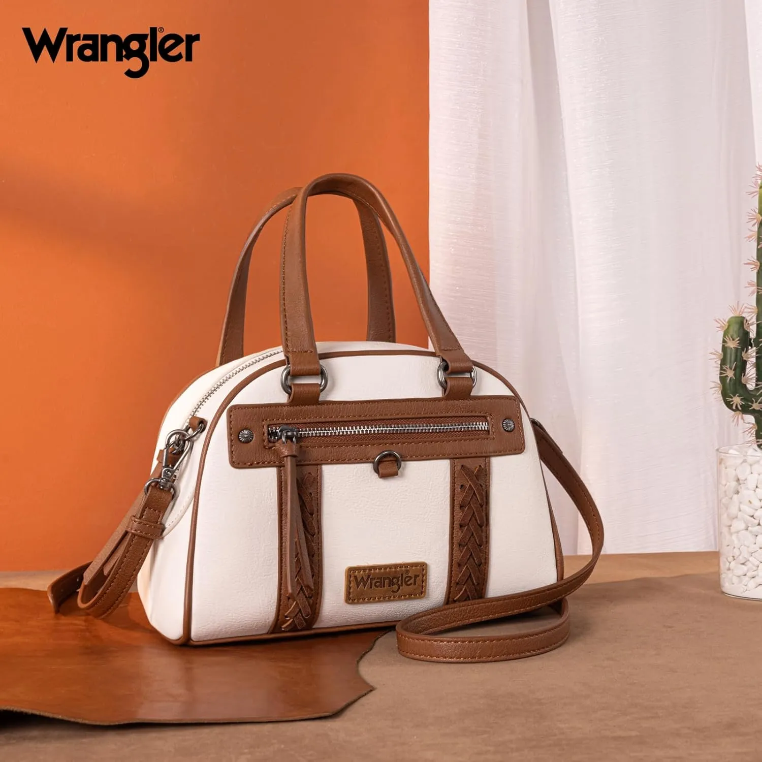 Wrangler Crossbody Bags Satchel Handbags for Women Top Handle Purse